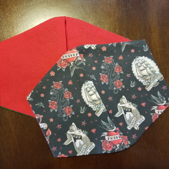 Old School Tattoo Rockabilly Cotton Facemask - Picture 2 of 6